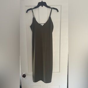 Leith Dark Green Midi Dress